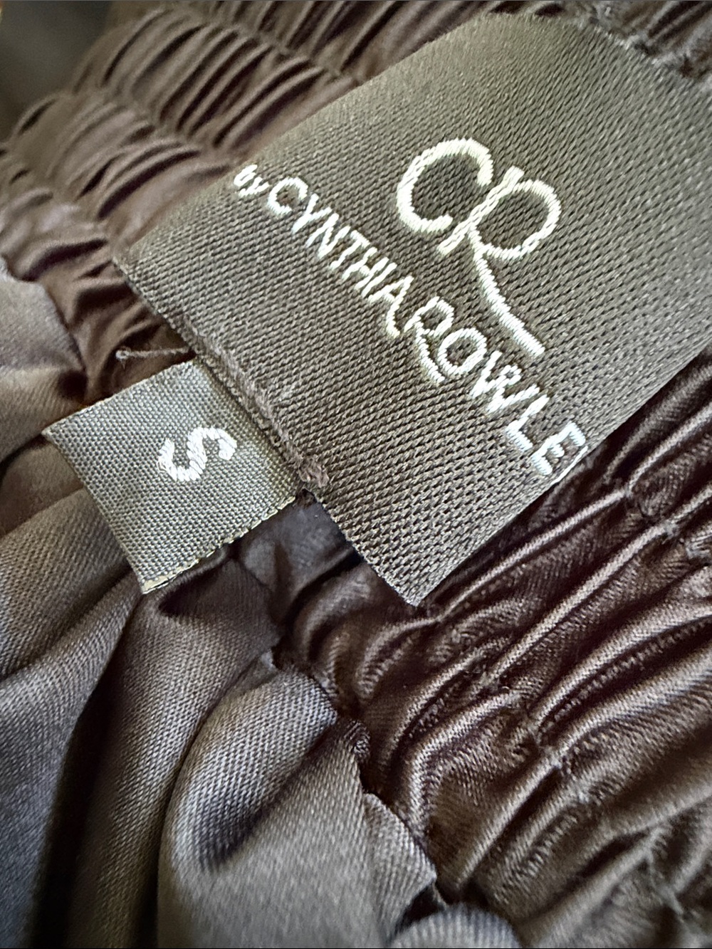 Black Floral Embroidered Maxi Skirt w/Black Mini Skirt Lining - Picture 6 of 6